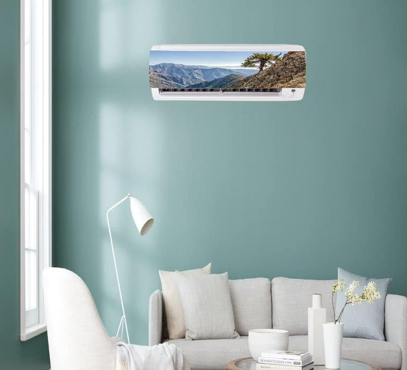 DreamKraft Mountains View AC Sticker AC Wall Skin AC Wall Paper (Multicolor, PVC Vinyl, 30cm x 91cm)-Self-Adhesive - Image 4