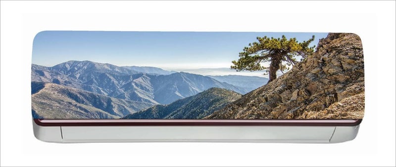 DreamKraft Mountains View AC Sticker AC Wall Skin AC Wall Paper (Multicolor, PVC Vinyl, 30cm x 91cm)-Self-Adhesive - Image 5