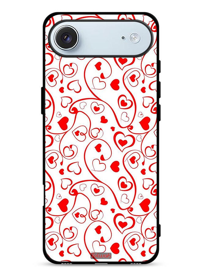 Tolwak Apple iPhone Air Protective Case Cover Hearts Pattern - Image 1