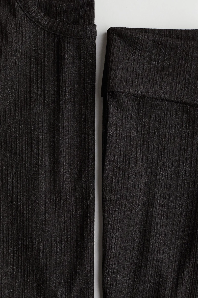 H&M 2-piece shimmering jersey set