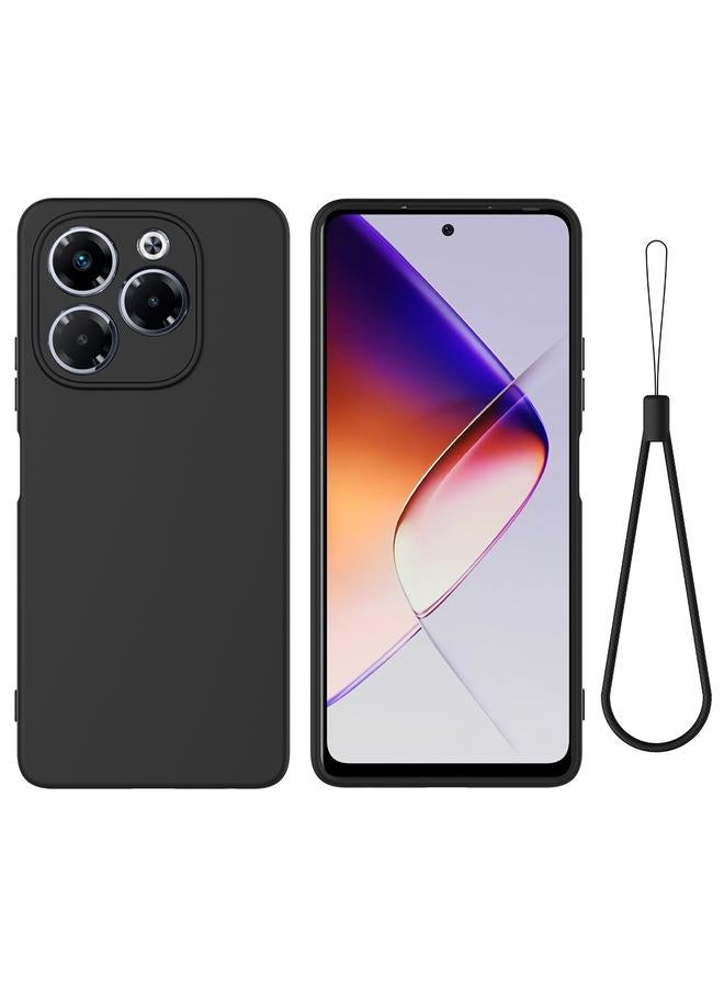 Zaboon Case For Infinix Note 40X 5G Solid Color Liquid Silicone Dropproof Full Coverage Phone Case - Image 1