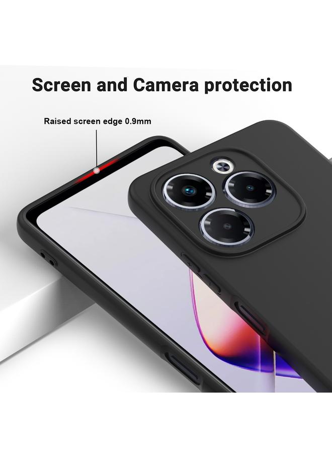 Zaboon Case For Infinix Note 40X 5G Solid Color Liquid Silicone Dropproof Full Coverage Phone Case - Image 4