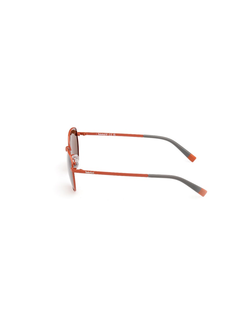 TIMBERLAND FULL RIM TEEN BOY ROUND ORANGE METAL SUNGLASSES - Image 2
