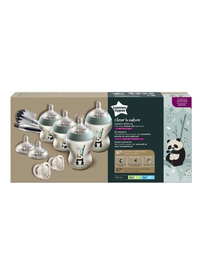 tommee tippee Closer to Nature Feeding Bottle Kit, Starter Set- Girl - Image 2