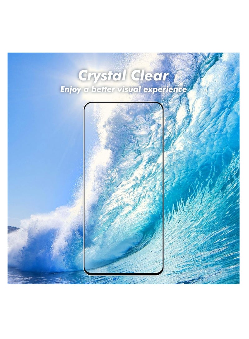 M7molge Full Coverage Glass Screen Protector for Xiaomi Redmi Note 11 4G / Xiaomi Redmi Note 11s - Black Frame  - Image 3