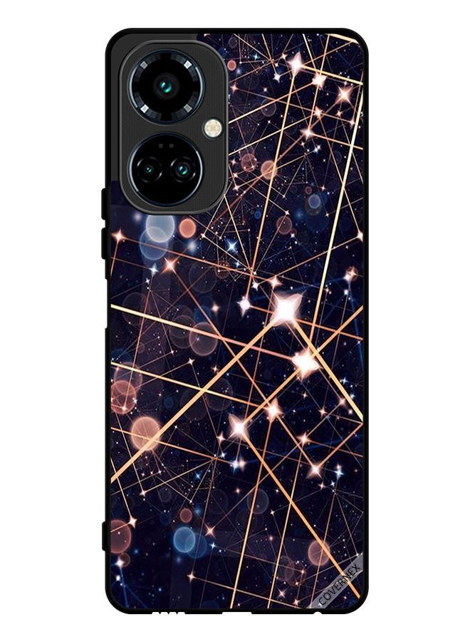 Covernex Protective Case Cover For Tecno Camon 19 Pro Pattern Of Lighting Curves - Image 1