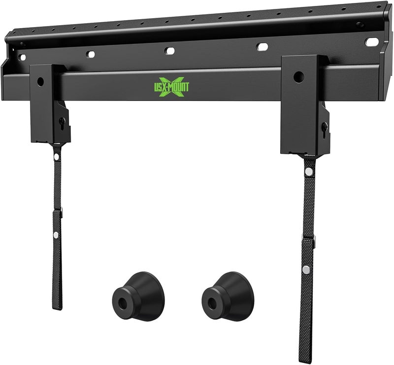 USX MOUNT No Stud TV Wall Mount Low Profile for Most 26-60" Televisions up to 100 lbs,No Dril Monitor Mount for Drywall, Studless Wall Mount Bracket Max VESA 400x400mm for Flat Screen&Curved TVs, Easy Install - Image 1