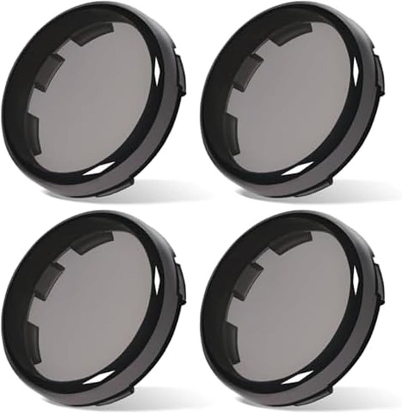 Vuzmode Smoke Turn Signal Lens Covers for Harley Motorcycles