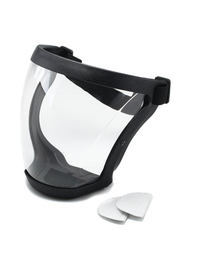 Generic New Integrated High-definition Protective Mask Isolation Anti-fog Dustproof Riding Splash Full Face Goggles 
