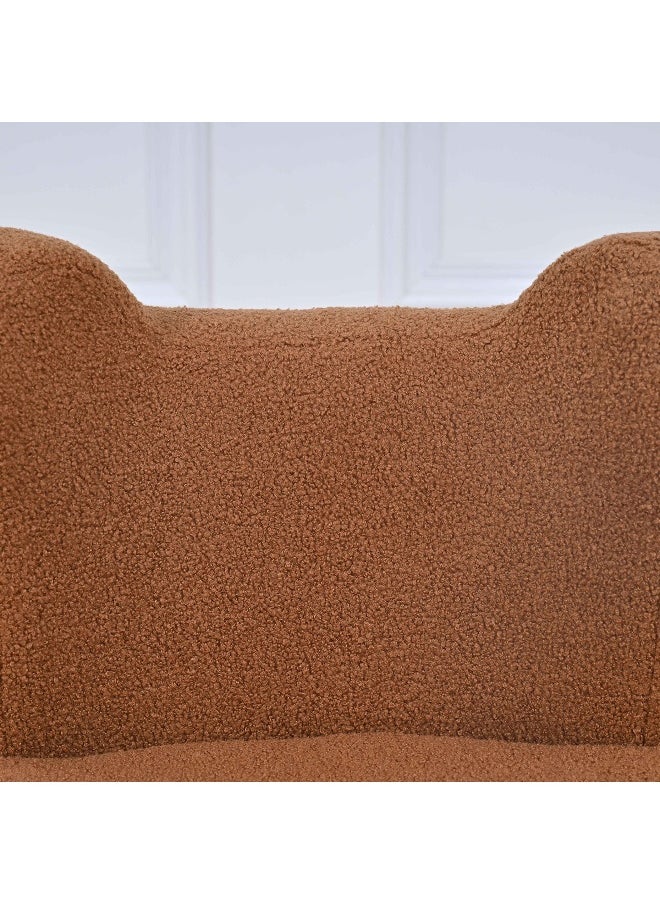 Home Box Winnie Kids Chair with Teddy Fabric  - Image 5
