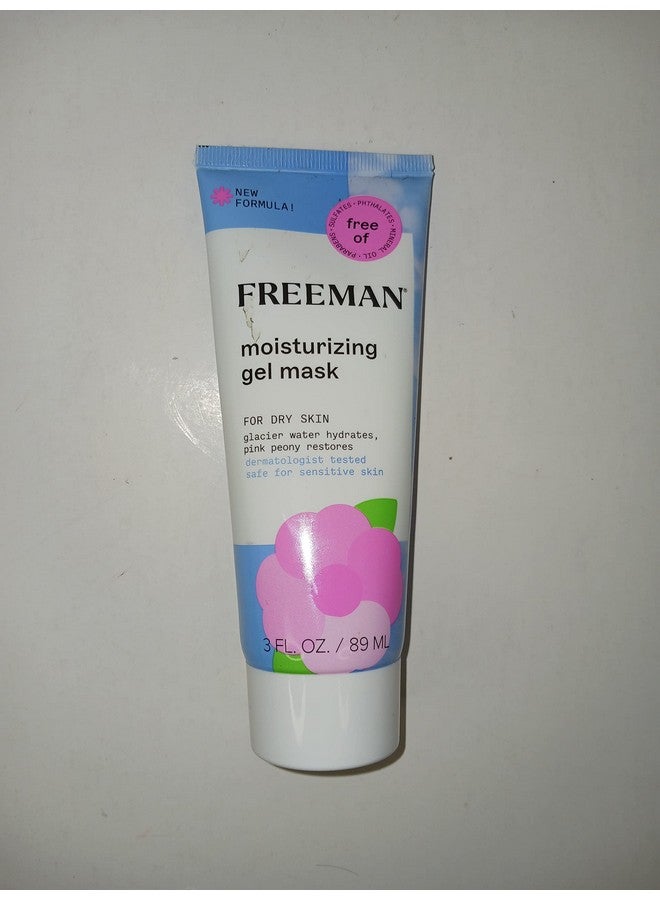 فريمان قناع الوجه المرطب من فريمان، بماء الأنهار الجليدية وجل الفاوانيا الوردية، 3 أونصة سائلة