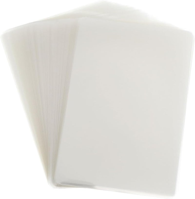 100sheets Thermal Laminating Film Sheets Laminating Pouches Plastic Photo Sheets Protective Film - Image 1