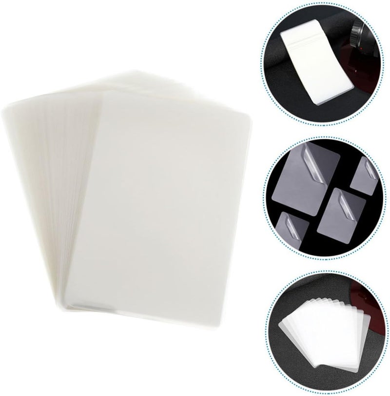 100sheets Thermal Laminating Film Sheets Laminating Pouches Plastic Photo Sheets Protective Film - Image 5