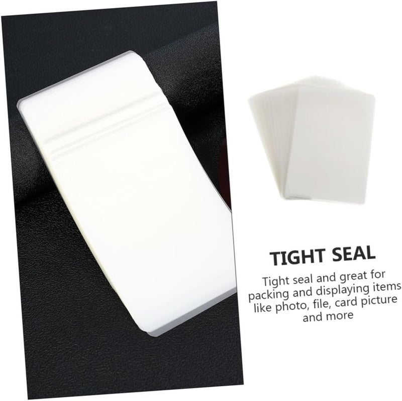 100sheets Thermal Laminating Film Sheets Laminating Pouches Plastic Photo Sheets Protective Film - Image 4