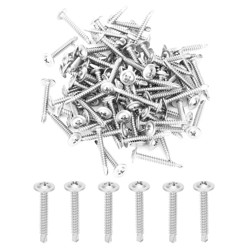 M4 2x32mm Self Tapping Screws 500pcs 410 Stainless Steel Cross Head Fasteners Kit - Image 2