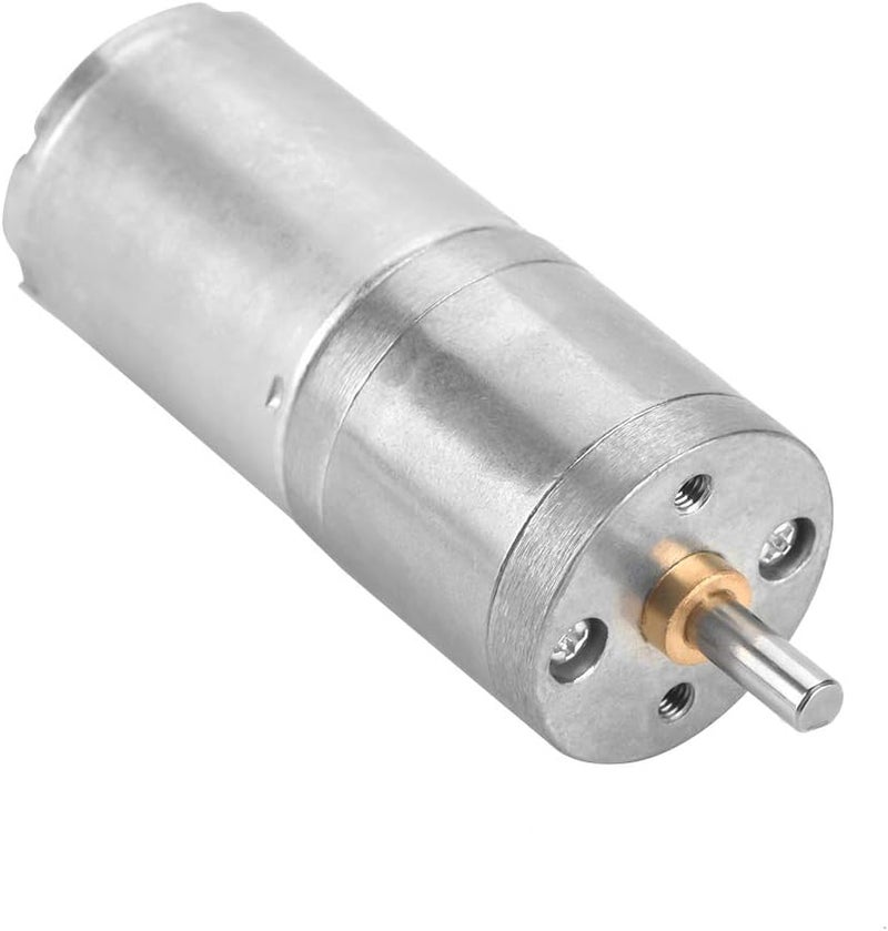 Gear Motor, 1Pcs 25mm DC 12V 25GA-370 Low Speed Metal Gear Motor for Electronic Lock/Robot/(12V 1000RPM) - Image 2