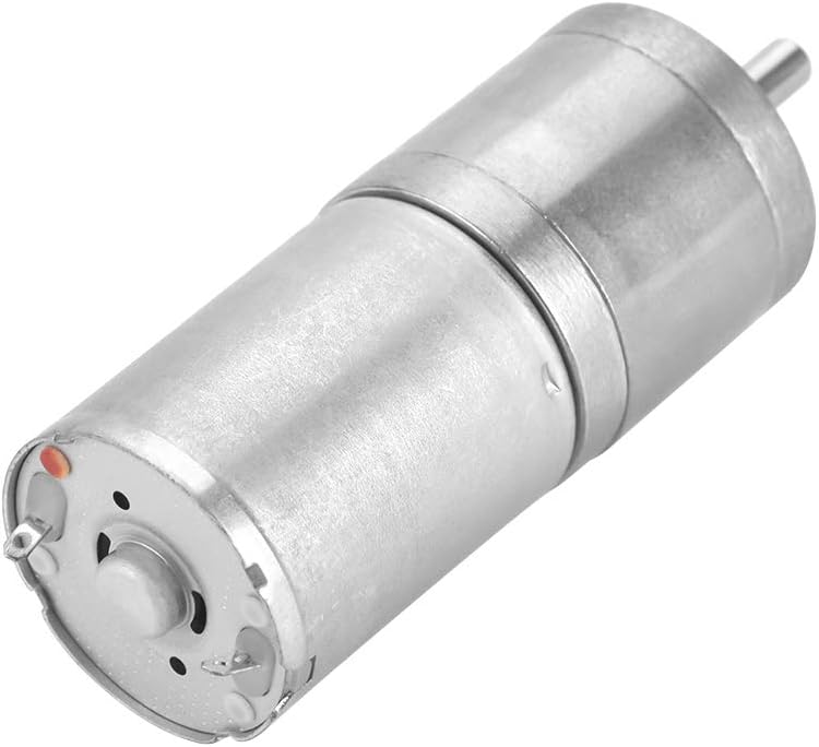 Gear Motor, 1Pcs 25mm DC 12V 25GA-370 Low Speed Metal Gear Motor for Electronic Lock/Robot/(12V 1000RPM) - Image 1