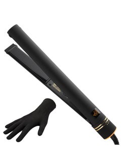 Hot Tools Pro Artist Black Gold Evolve Ionic Salon Hair Flat Iron  LongLasting Finish for Straightening Hair 1 in