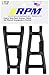 RPM 80182 Rear AArms Black EMonster Jam Rustler Stampede Black - Image 2