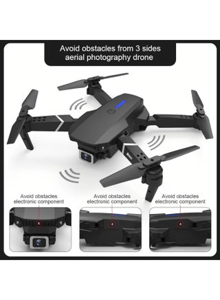 4k Camera Drone, Foldable WiFi 4K Dual Camera RC Quadcopter Altitude Hold, Headless Mode, 6 Channel 2.4GHz, 360° Rotation Stunt, With Storage Bag and 1 Batteries For Kids & Adult - view 4