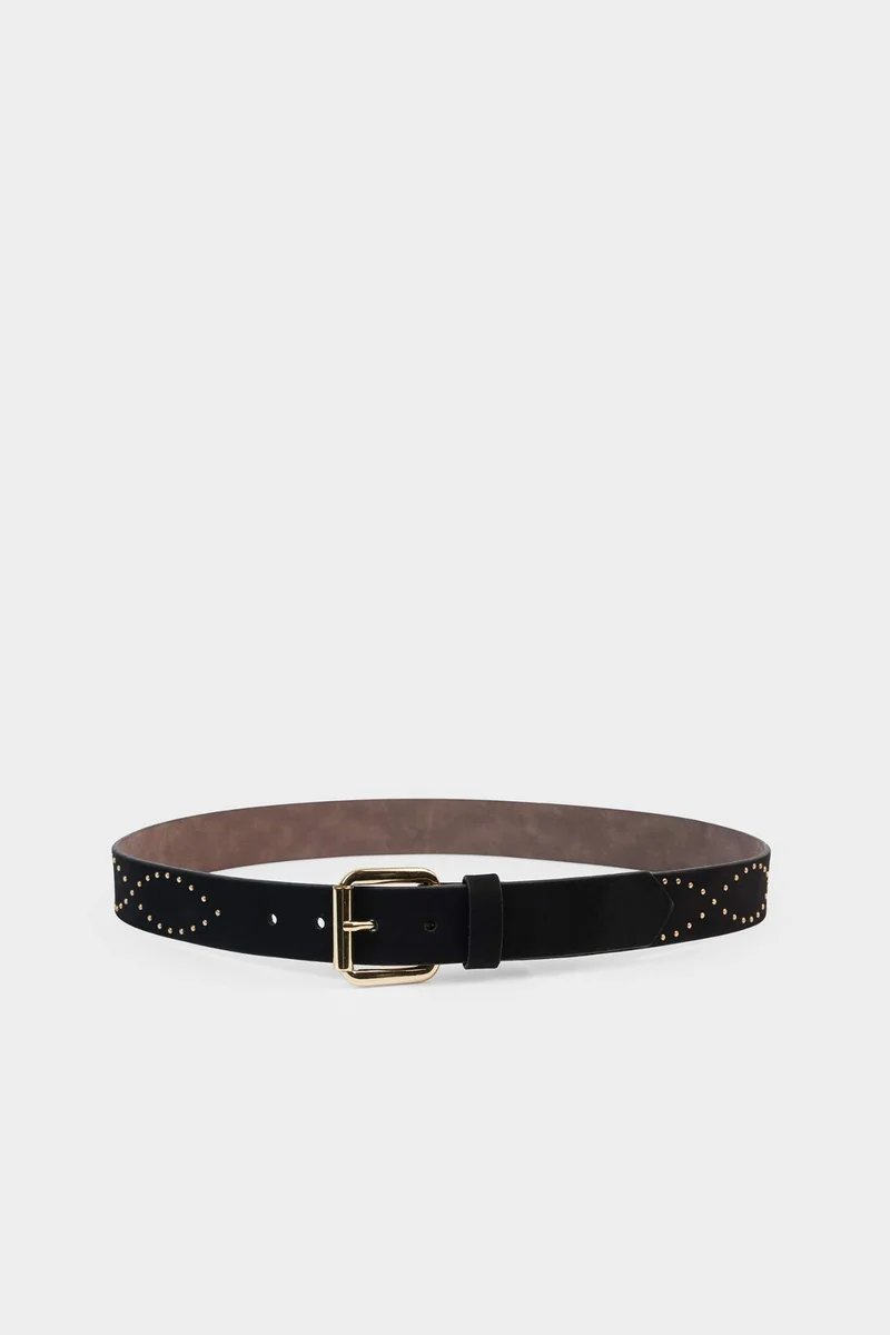 ديفاكتو Woman Rectangle Clasp Faux Leather Jean Belt