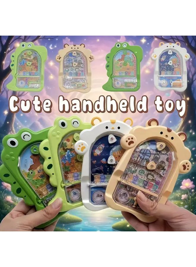 6Pcs Random Color Handheld Pinball Game Console Cute Hamster Dinosaur Toys Holiday Gifts - Image 2