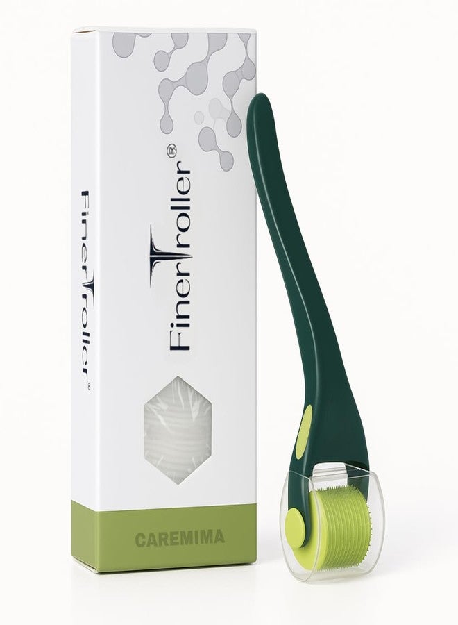 CAREMIMA by SKINROTH 540 Softest Microneedle (0.5mm) Derma Roller | Food-Grade Stainless Steel Needle Derma Tool for Face & Beard Care | Compact Design for Skincare & Haircare - Image 1