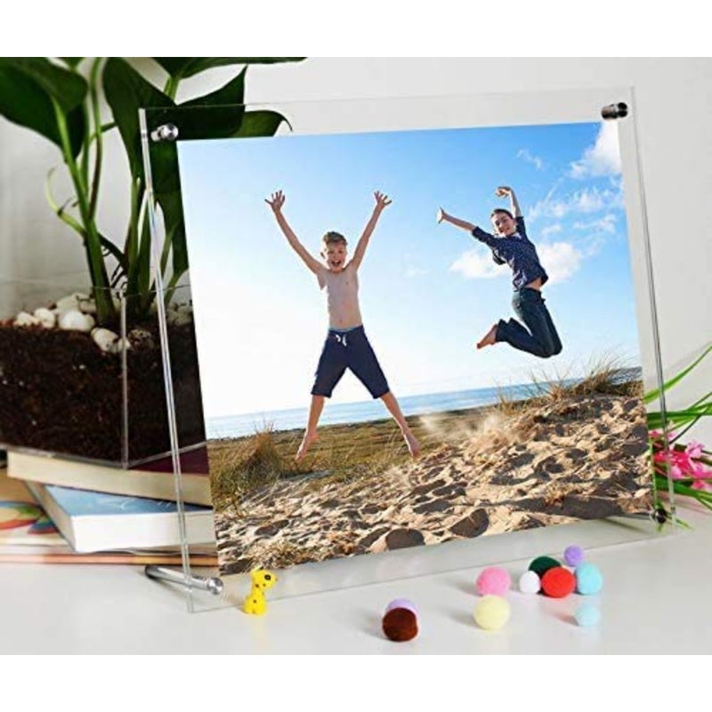 Picture Frame, 8.5x11 Clear Acrylic Photo Frame A4 Letter Size Decorative Poster Frame Desktop Tabletop Display 3 Pack - Image 4
