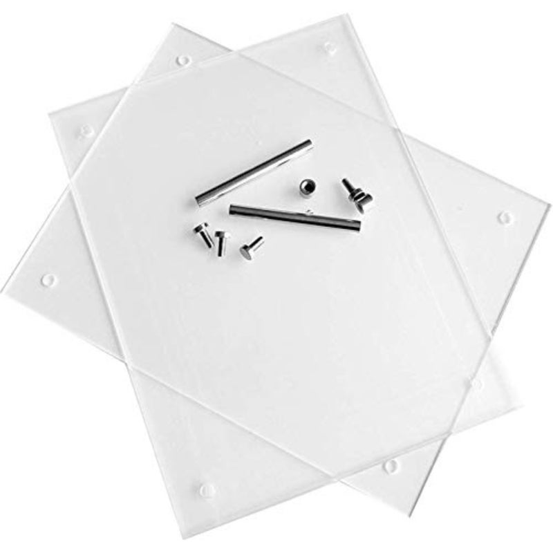 Picture Frame, 8.5x11 Clear Acrylic Photo Frame A4 Letter Size Decorative Poster Frame Desktop Tabletop Display 3 Pack - Image 5