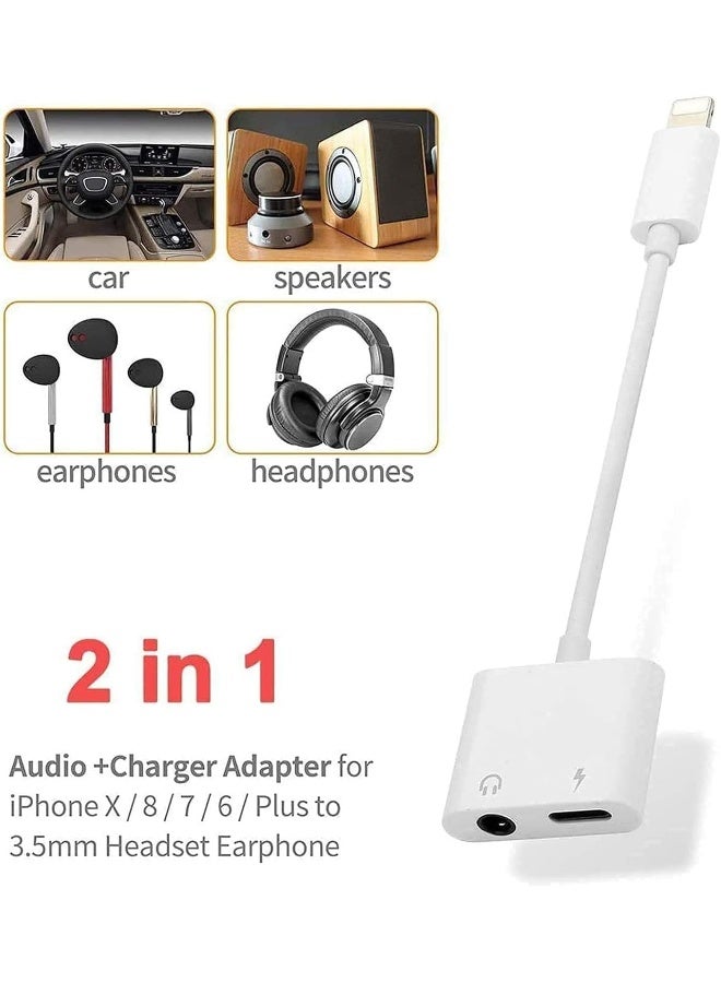 ECVV Apple MFi Certified Lightning to 3.5mm Headphones Dongle Jack Adapter for iPhone - Image 4