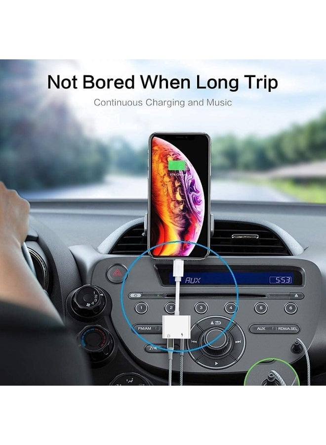 ECVV Apple MFi Certified Lightning to 3.5mm Headphones Dongle Jack Adapter for iPhone - Image 5