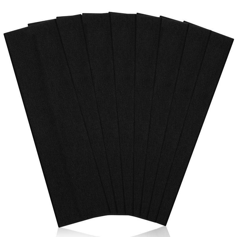Ztomine Store Headbands for Women, 8pcs Stretchy Non Slip Soft Cotton Cloth Hair Bands for Sports, Workout, Yoga and Running - Image 1