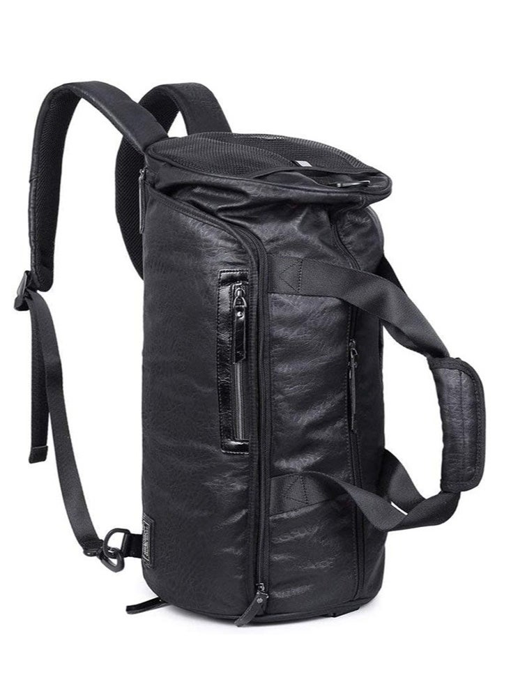 ARCTIC HUNTER Gym Bag with Shoes Compartment, Waterproof Travel Duffel Hand Bag Large Size for Men and Women, Black  - Image 2