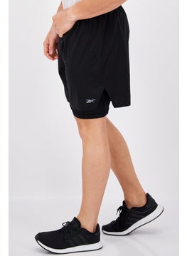 Reebok Men Sportswear Fit Brand Logo Training Short, Black  - Image 2