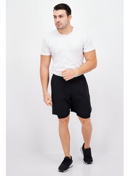 Reebok Men Sportswear Fit Brand Logo Training Short, Black  - Image 3