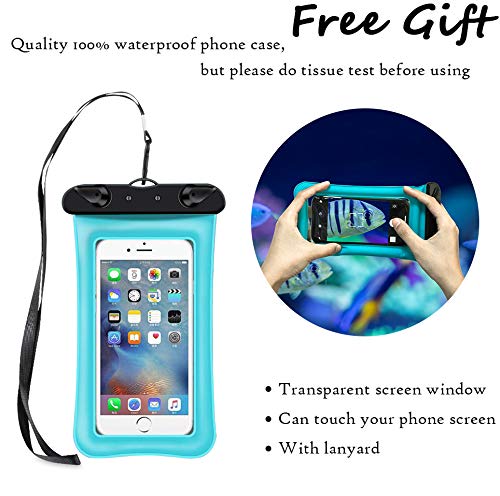 OMGear Waterproof Dry Bag Backpack Waterproof Phone Pouch 40L/30L/20L/10L/5L Floating Dry Sack for Kayaking Boating Sailing Canoeing Rafting Hiking Camping Outdoors Activities (blue fish, 5L) - Image 4