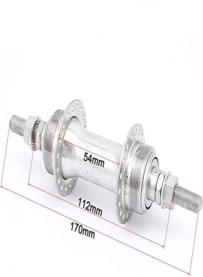 HUMSER Cycle Hub 36Spoke Hole Double Side Threaded Hub for Cycle Rear Disc Break Alloy Metal - Image 2
