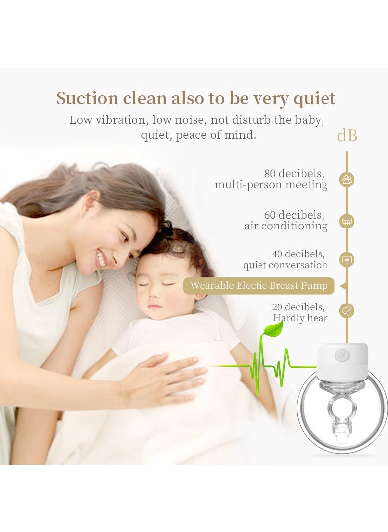Gonice - Wearable Breast Pump, S12 Double Hands Free Breast Pump, LCD Display, Low Noise & Painless, 2 Modes & 9 Levels Electric Breast Pump Portable, 24mm - Image 1