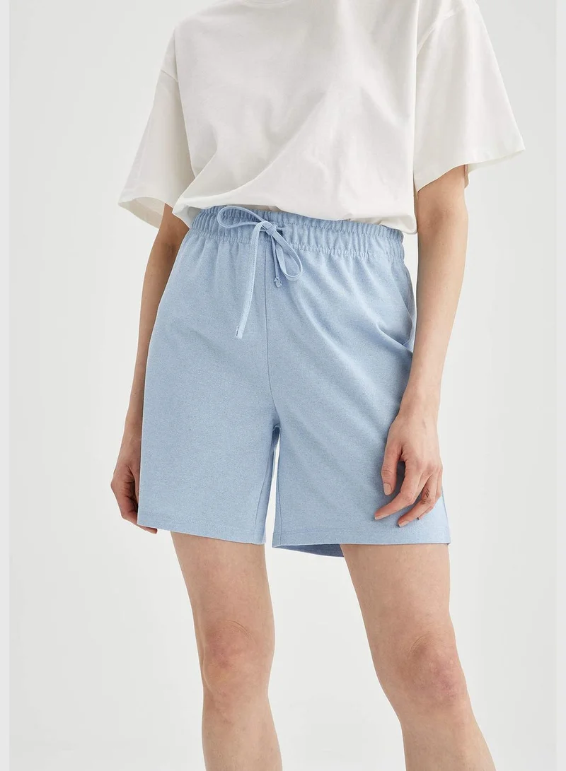 DeFacto Relaxed Fit Bermuda Shorts With Drawstring
