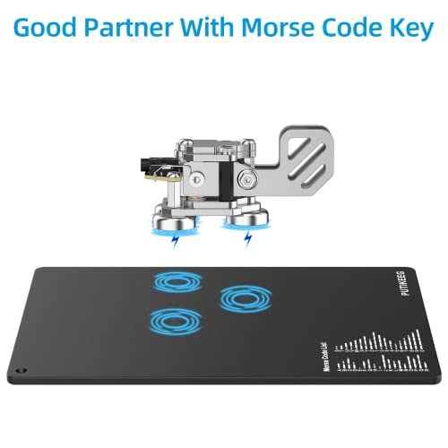PUTIKEEG Morse Code Table Key morse code List Learning Shortwave Radio Black - Image 2