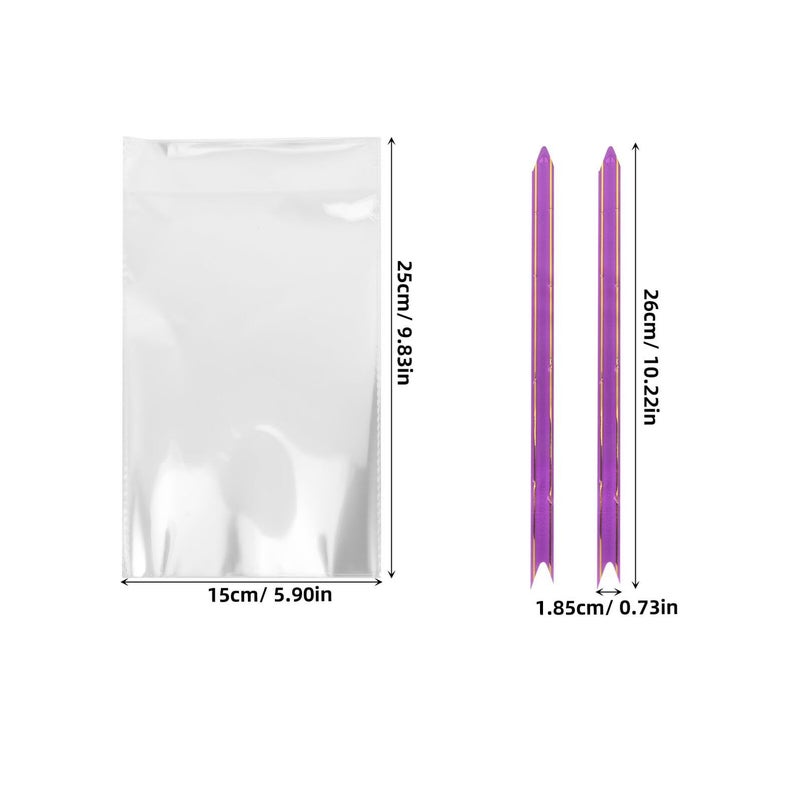 100pcs Cellophane Candy Cookie Bags with Pull Bow Tie Reusable Bakery Sweets Packaging - Image 3