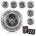 Banloga DD Dice Set7PCS Metal Dice for Dungeons and DragonsMini Dice Set with Pocket Watch CaseRole Playing Board Games Accessories Dragon Ancient SilverF - Image 2