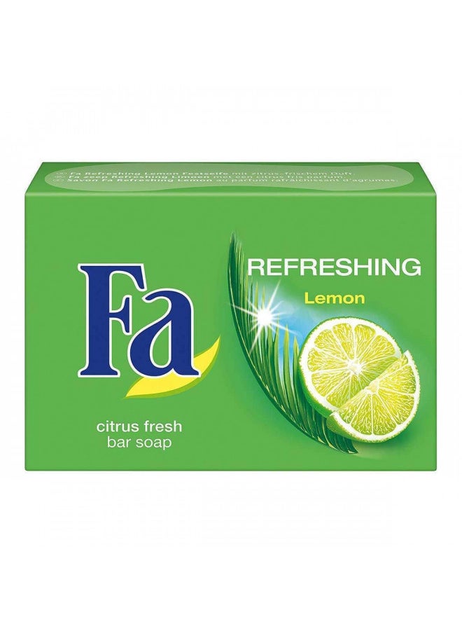 Fa Bar Soap - Refreshing with Lemon Extract Refreshing Lemon 3 Soaps