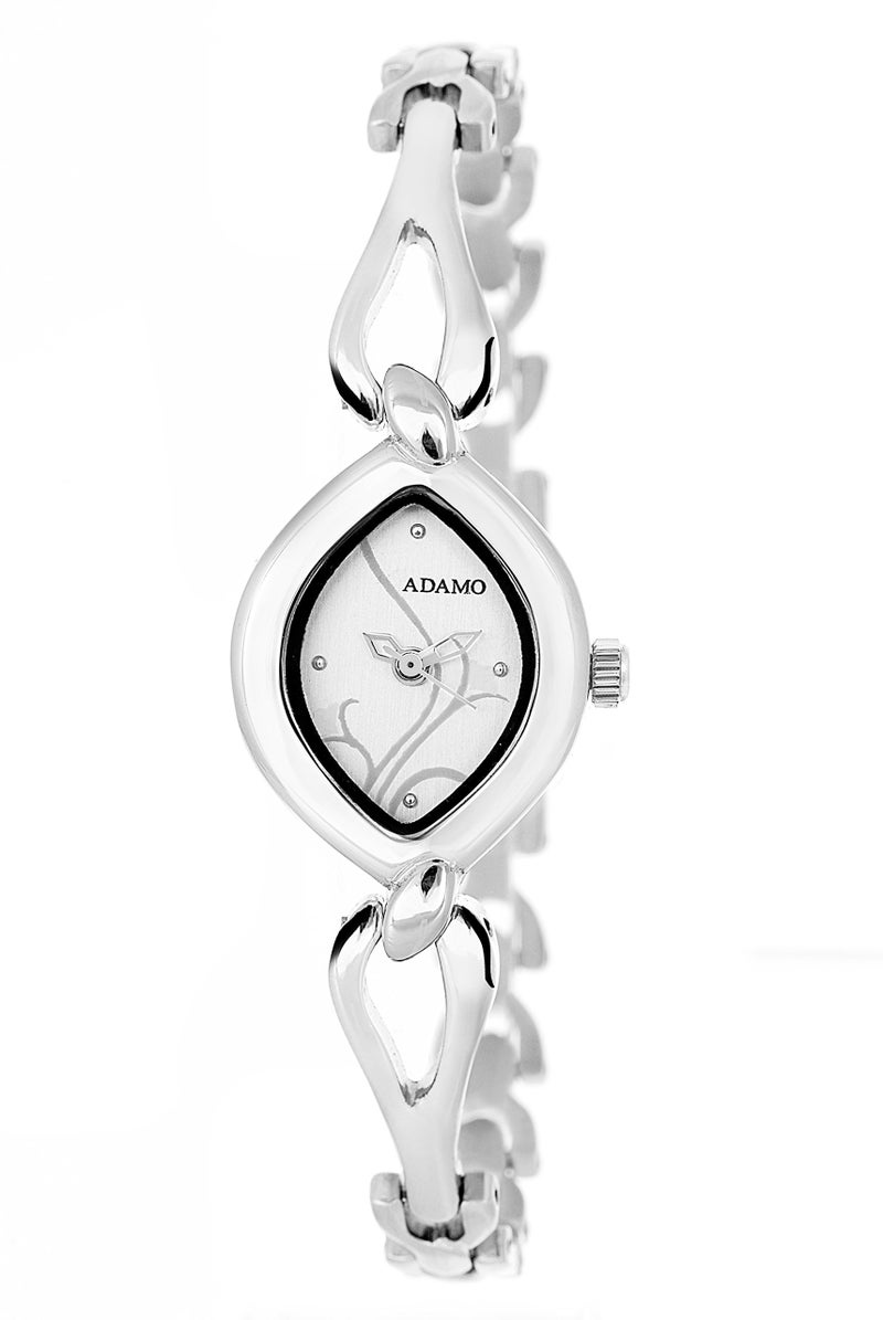 ADAMO Analogue Silver Dial Couple Watch (109-327Sm01) - Image 3