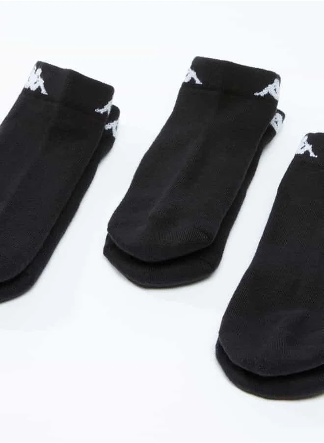 كابا Kappa Textured Ankle Length Socks - Set of 3