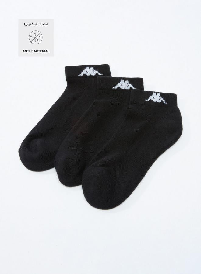 Kappa Set of 3 - Kappa Textured Ankle Length Socks with Antibacterial Protection - Image 2