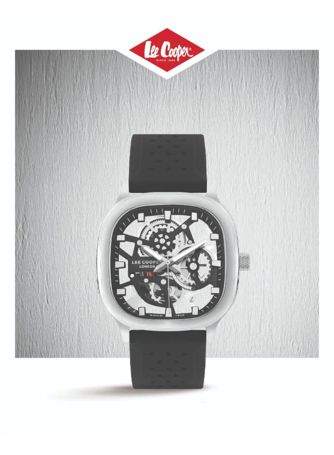 Lee Cooper Men's Silicone Analog Watch LC07973.351 - 42*44 mm