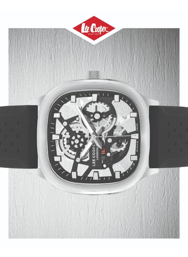 Lee Cooper Men's Silicone Analog Watch LC07973.351 - 42*44 mm