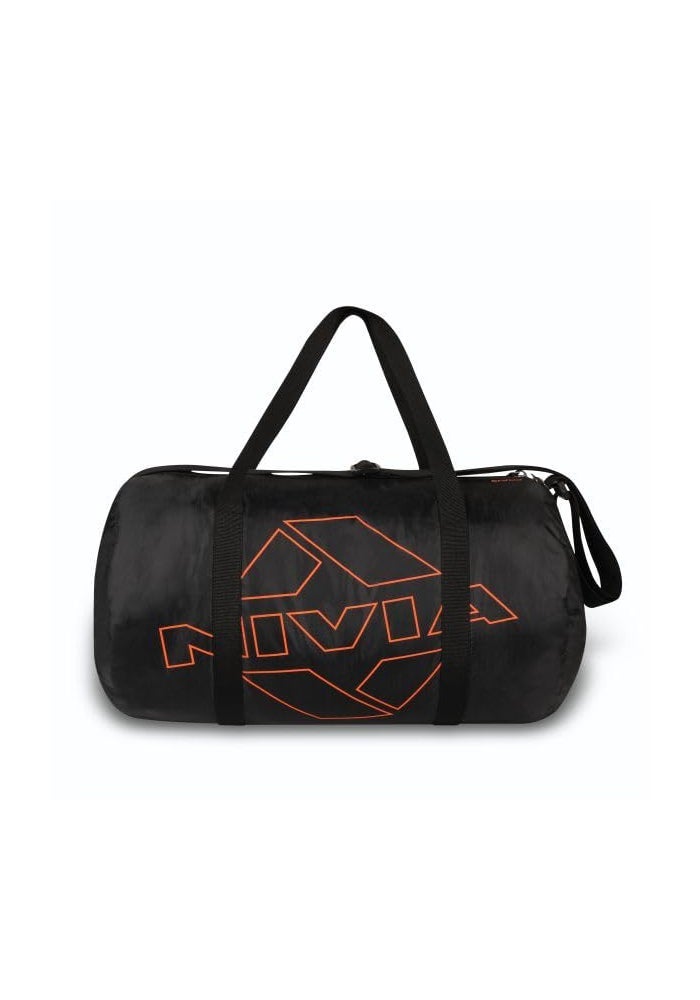 Nivia Enfold 2.0 Duffle Bag - Black and Orange - Image 1