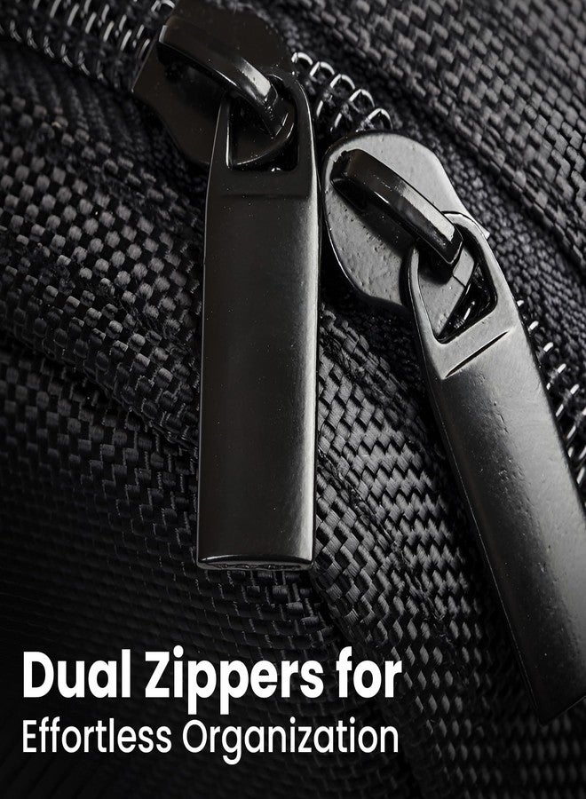 RivaCase Regent 8033 Black Laptop Bag 15.6" Inches Smart Design Durability for both Versatility and Style Briefcase for Macbook Laptop with Smart Organizer, Professional Bag for Business, Work, Travel - Image 5